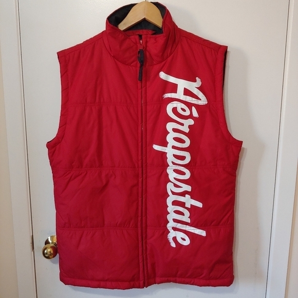 AEROPOSTALE Red Vest Size Large - Picture 1 of 3